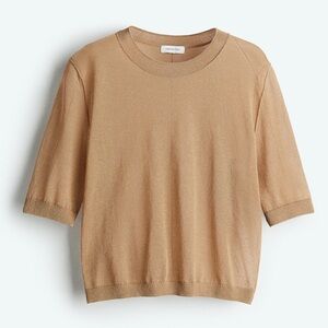 NWT H&M EDITION SHEER-KNIT TOP